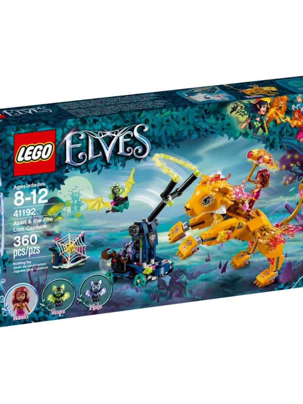 LEGO Elves Set 41192: Azari & the Fire Lion Capture